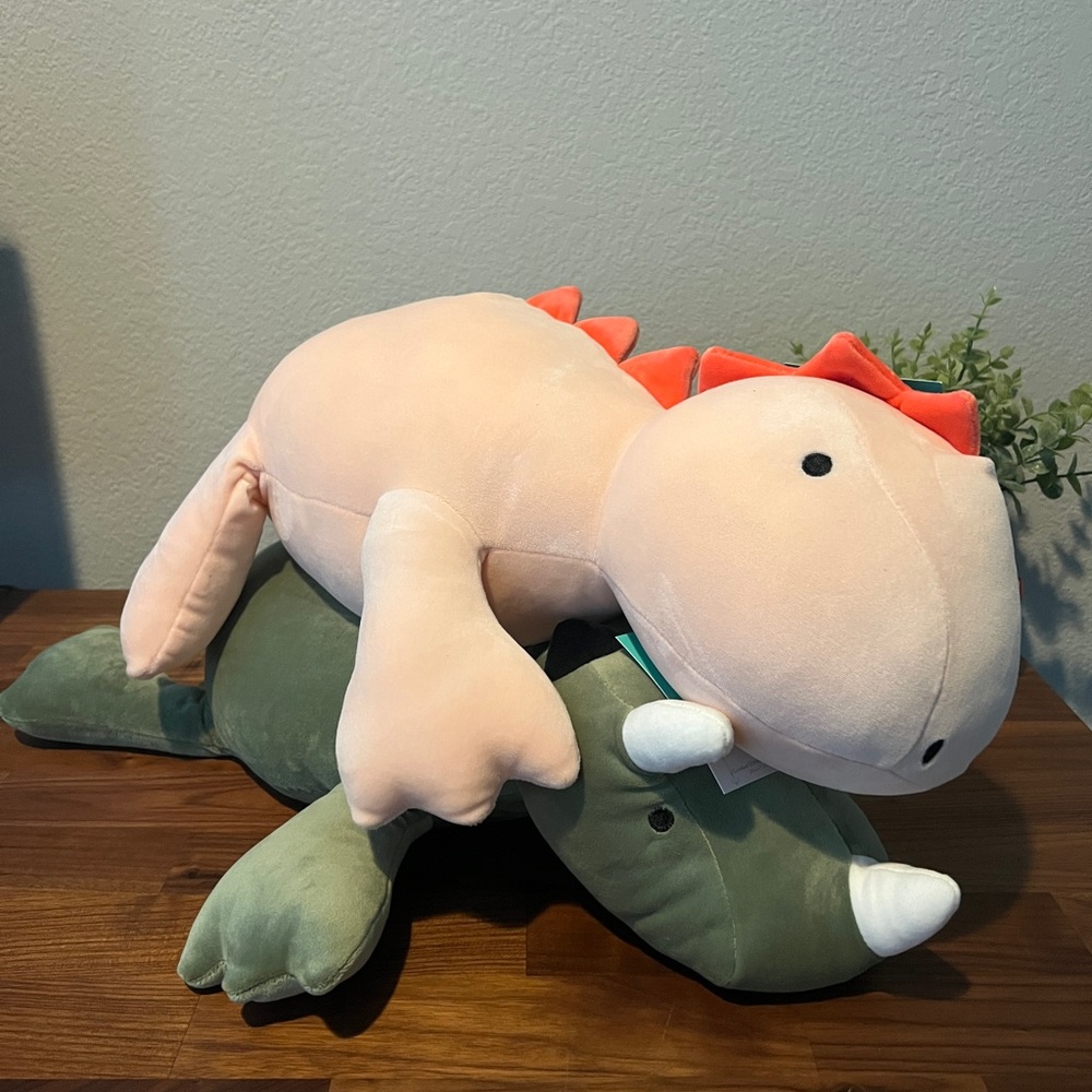 Pink Green Pillowfort Dino From Target